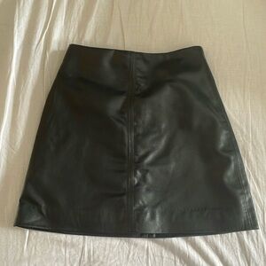 NWOT Faux Leather skirt